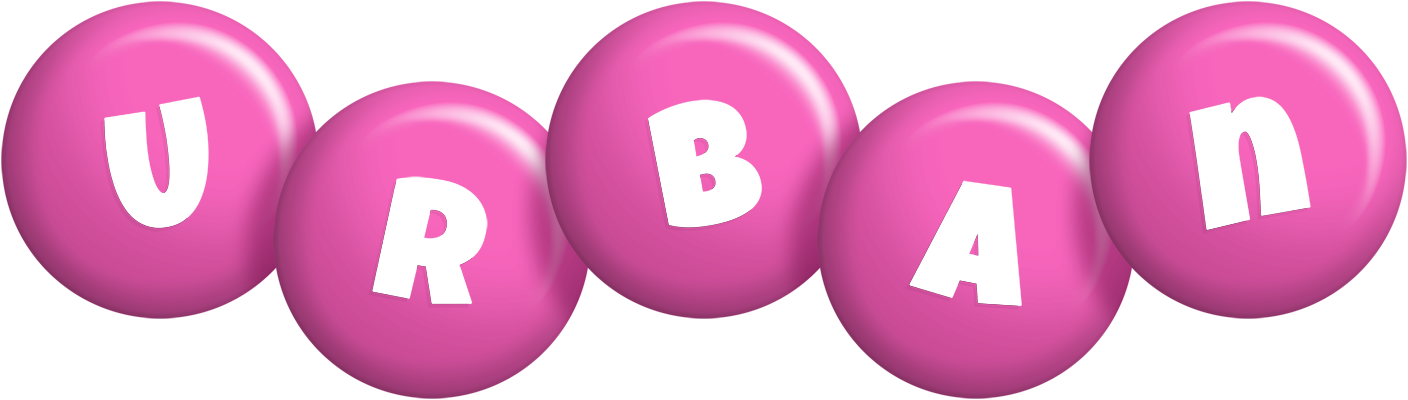 Urban candy-pink logo
