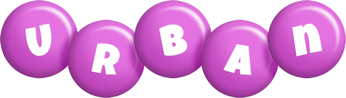 Urban candy-purple logo