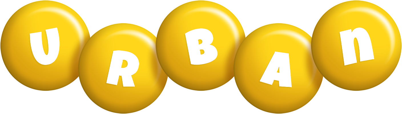 Urban candy-yellow logo