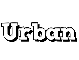 Urban snowing logo