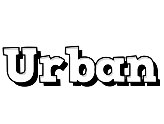 Urban snowing logo