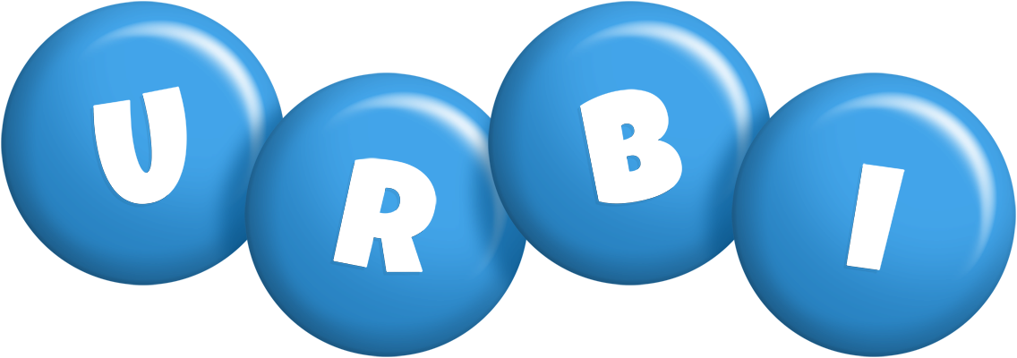 Urbi candy-blue logo