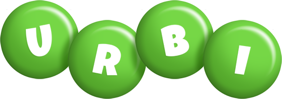 Urbi candy-green logo