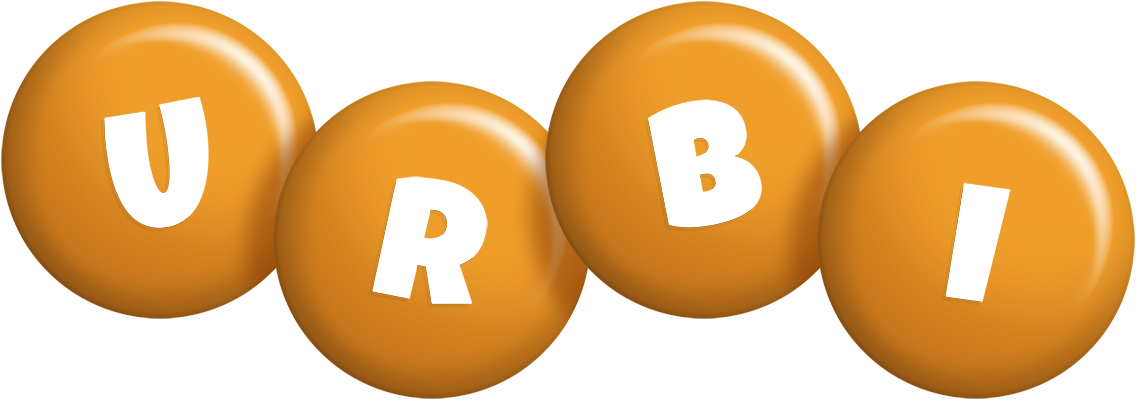 Urbi candy-orange logo