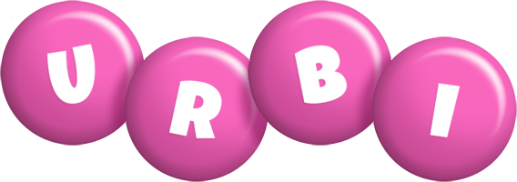 Urbi candy-pink logo