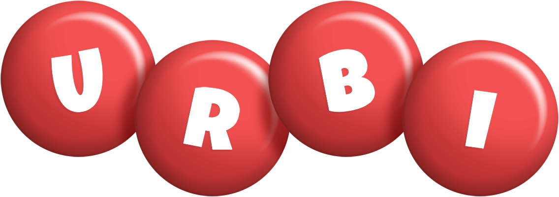 Urbi candy-red logo