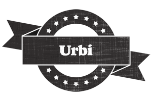 Urbi grunge logo