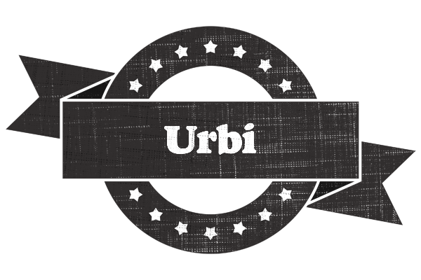 Urbi grunge logo