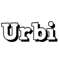 Urbi snowing logo