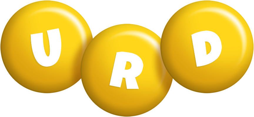 Urd candy-yellow logo