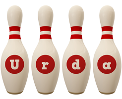 Urda bowling-pin logo