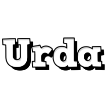 Urda snowing logo