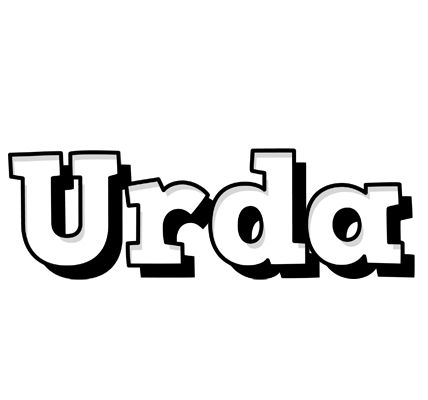 Urda snowing logo