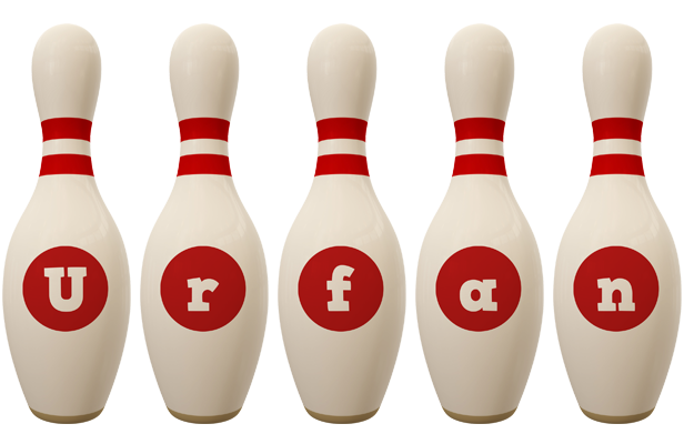 Urfan bowling-pin logo