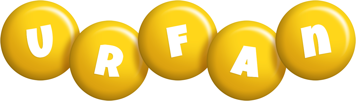 Urfan candy-yellow logo