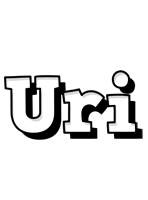 Uri snowing logo