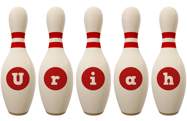 Uriah bowling-pin logo