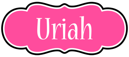 Uriah invitation logo