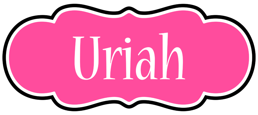 Uriah invitation logo