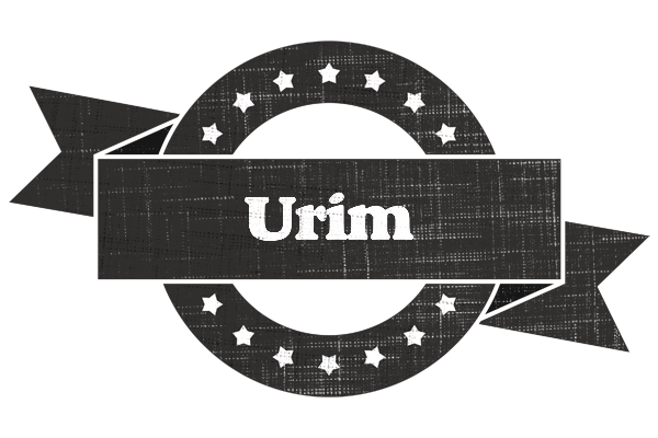 Urim grunge logo