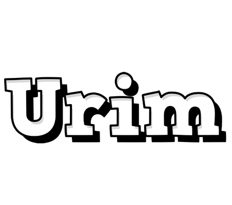 Urim snowing logo