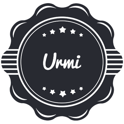 Urmi badge logo
