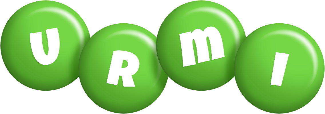 Urmi candy-green logo