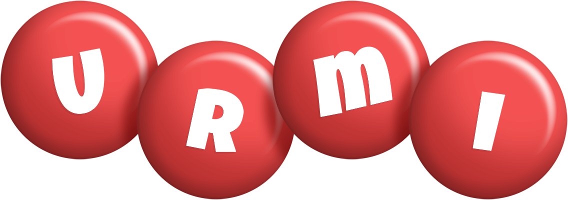 Urmi candy-red logo