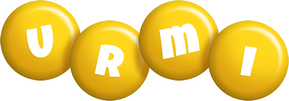 Urmi candy-yellow logo