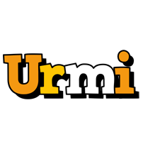 Urmi cartoon logo