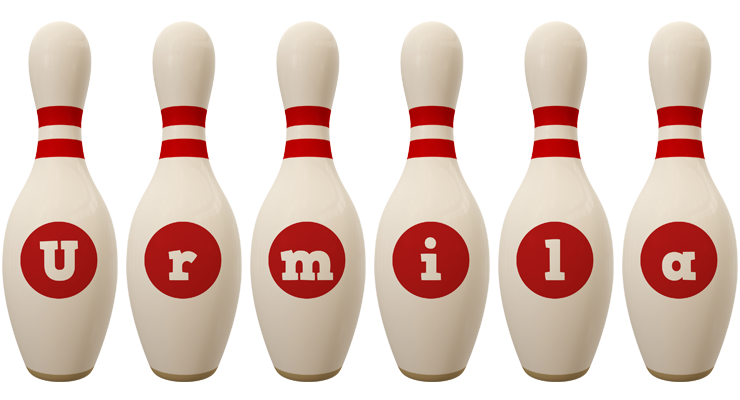 Urmila bowling-pin logo