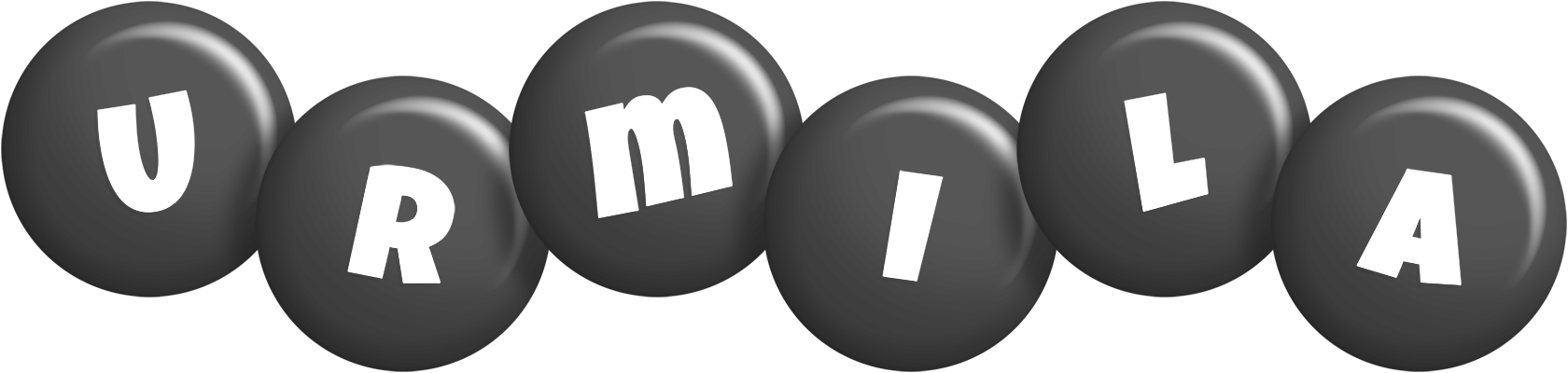 Urmila candy-black logo