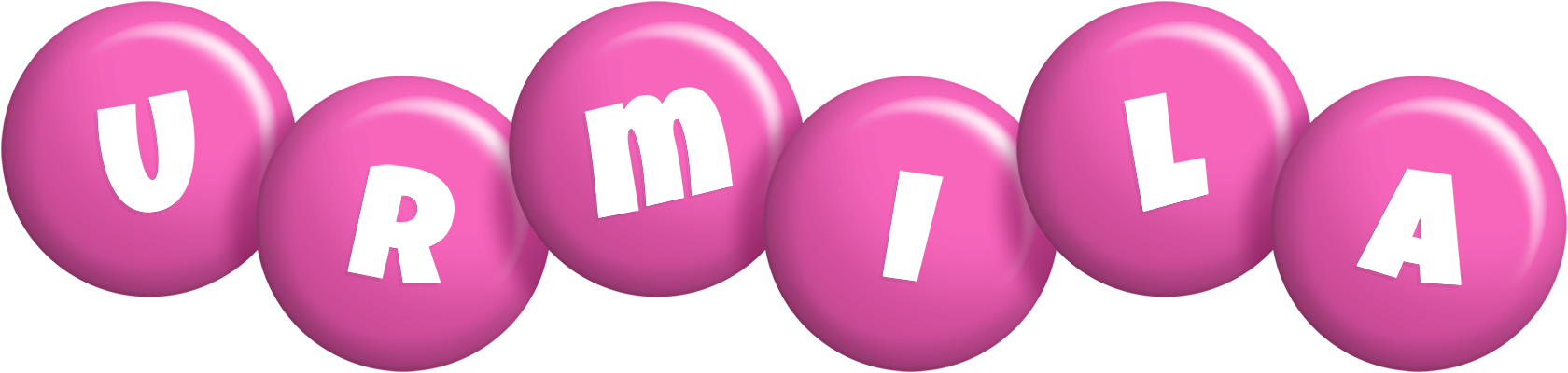 Urmila candy-pink logo