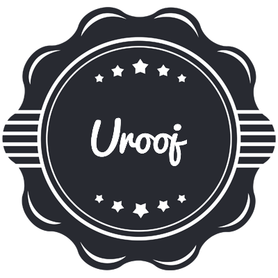 Urooj badge logo