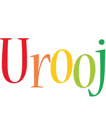Urooj birthday logo