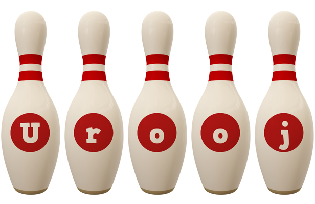 Urooj bowling-pin logo