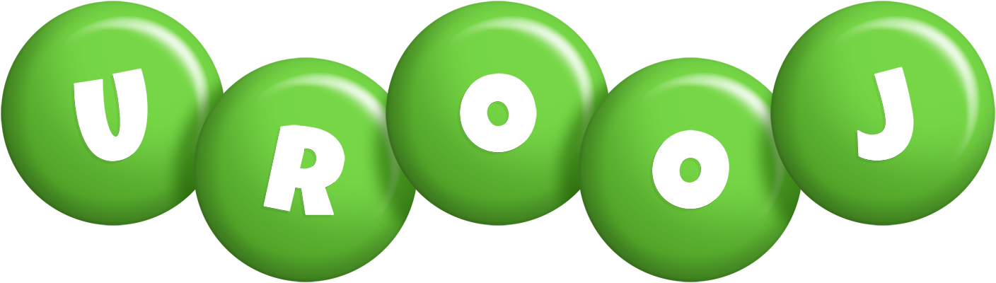Urooj candy-green logo