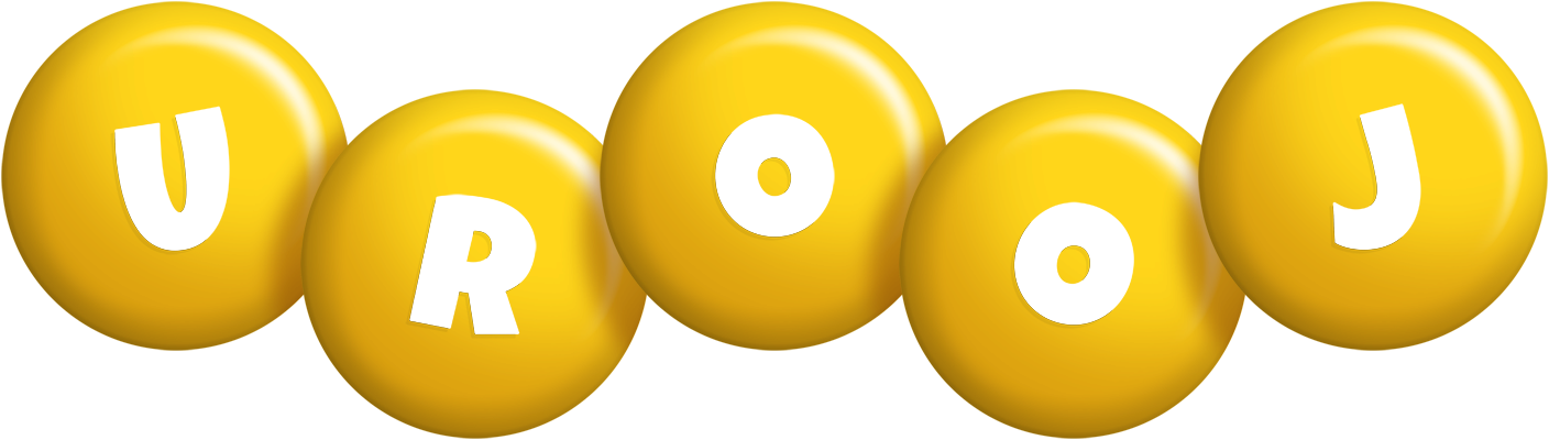 Urooj candy-yellow logo