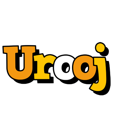 Urooj cartoon logo