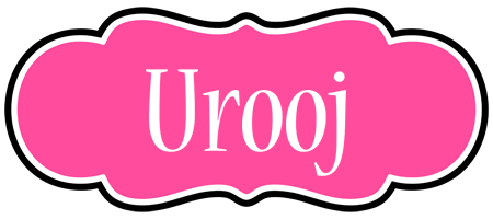 Urooj invitation logo