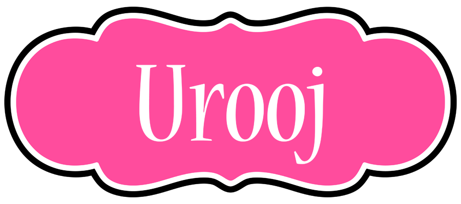 Urooj invitation logo