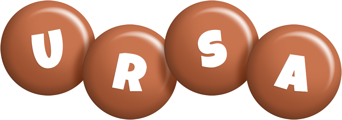 Ursa candy-brown logo