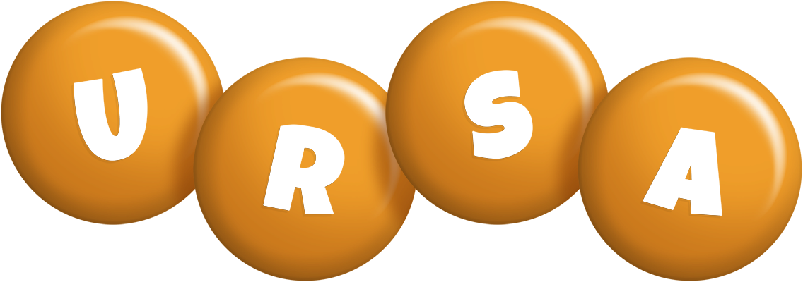 Ursa candy-orange logo