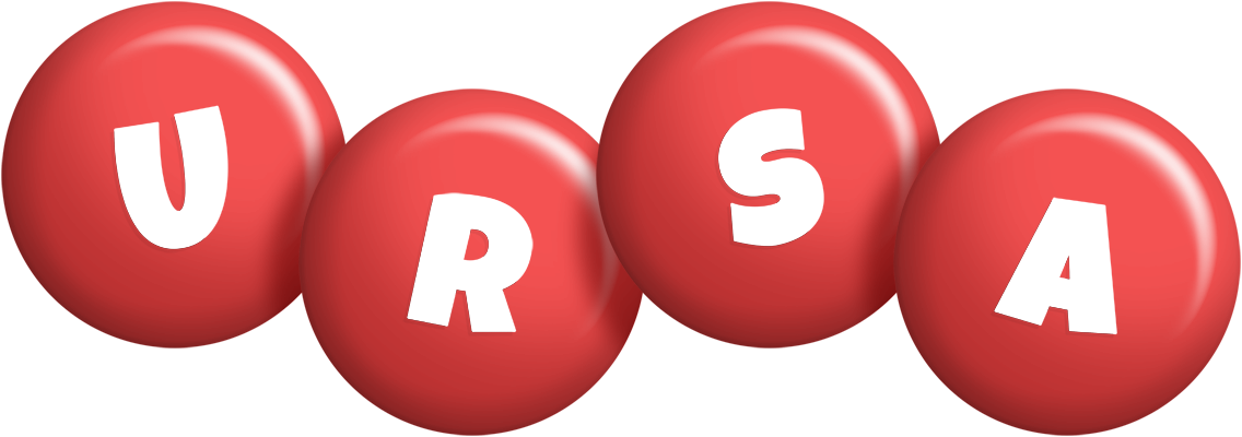Ursa candy-red logo