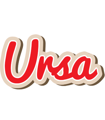 Ursa chocolate logo