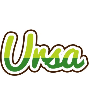 Ursa golfing logo