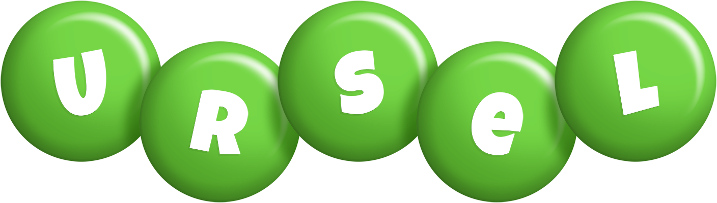 Ursel candy-green logo