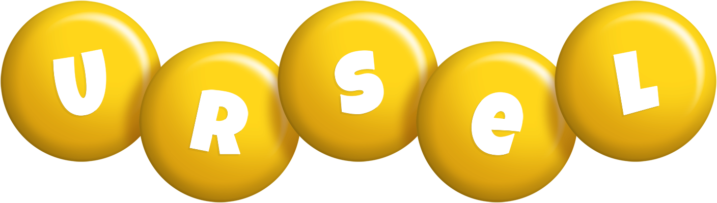 Ursel candy-yellow logo