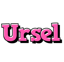 Ursel girlish logo