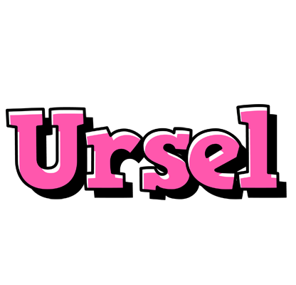 Ursel girlish logo